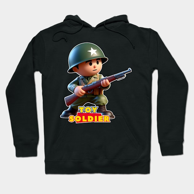 Toy Soldier Hoodie by Rawlifegraphic